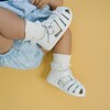 Everly Bow Sandal, White - Sandals - 3