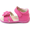 Nancy Jeweled Flower Sandal, Fuschia - Sandals - 2