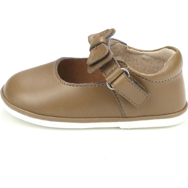 Baby Ava Bow Strap Mary Jane, Mocha - Mary Janes - 2