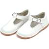 Selina Scalloped T-Strap Mary Jane, White - Mary Janes - 1 - thumbnail