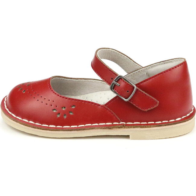 Antonia Classic Leather Mary Jane, Red - Mary Janes - 2
