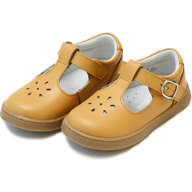 Chelsea T-Strap Mary Jane, Mustard - Mary Janes - 1