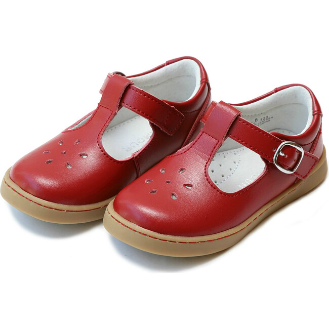 Chelsea T-Strap Mary Jane, Red