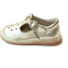 Joy Metallic Stitch Down Leather T-Strap Mary Jane, Gold - Mary Janes - 2