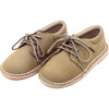 Tyler Stitch Down Nubuck Leather Lace Up Shoe, Khaki - Loafers - 1 - thumbnail