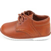 Baby James Leather Lace Up Shoe, Cognac - Boots - 3