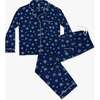 Snowflake Bamboo Men's Pajama Set, White - Pajamas - 1 - thumbnail