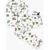 Christmas Tree Farm Bamboo Men's Pajama Set, White - Pajamas - 1 - thumbnail