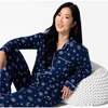 Snowflake Bamboo Women's Pajama Set, White - Pajamas - 4