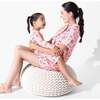 Candy Cane Lane Bamboo Women's Pajama Short Set, Pink - Pajamas - 5