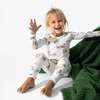 Yuletide Bamboo Kids Pajamas, White - Pajamas - 2
