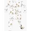 Yuletide Bamboo Convertible Footie, White - Footie Pajamas - 1 - thumbnail