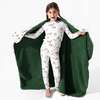 Yuletide Bamboo Kids Pajamas, White - Pajamas - 5