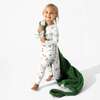Yuletide Bamboo Kids Pajamas, White - Pajamas - 6