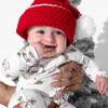 Yuletide Bamboo Convertible Footie, White - Footie Pajamas - 6