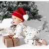 Yuletide Bamboo Convertible Footie, White - Footie Pajamas - 7