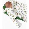 Christmas Tree Farm Bamboo Convertible Footie, White - Footie Pajamas - 3