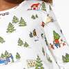 Christmas Tree Farm Bamboo Kids Pajamas, White - Pajamas - 4