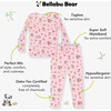 Candy Cane Lane Bamboo Kids Pajamas, Pink - Pajamas - 2