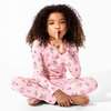 Candy Cane Lane Bamboo Kids Pajamas, Pink - Pajamas - 3