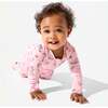 Candy Cane Lane Bamboo Convertible Footie, Pink - Footie Pajamas - 3