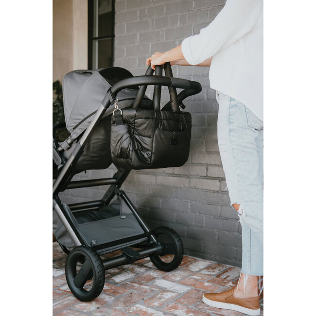 Soho Diaper Satchel, Black - Diaper Bags - 5