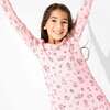 Candy Cane Lane Bamboo Girls' Long Sleeve Dress, Pink - Dresses - 5