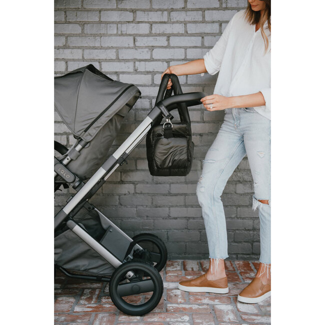 Soho Diaper Satchel, Black - Diaper Bags - 7