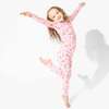 Candy Cane Lane Bamboo Kids Pajamas, Pink - Pajamas - 7