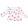 V Ruffle Top, Candy Canes - Shirts - 1 - thumbnail
