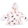 Zip Peplum Hoodie, Best Friend Dogs French Terry Pink - Sweatshirts - 2
