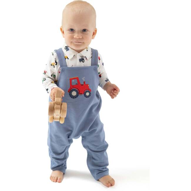 Tractor Henley with Overalls, Mini Tractors