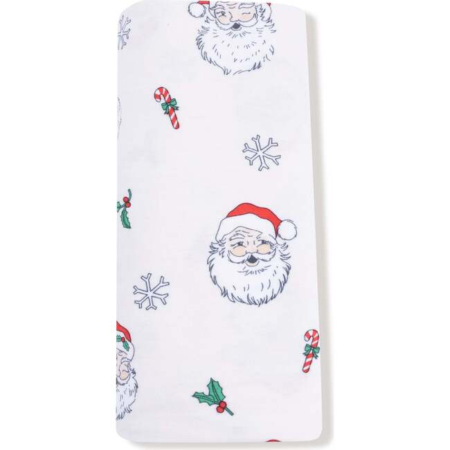 Swaddle Blanket, Vintage Santas - Swaddles - 3