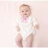 Sweatshirt,  Bubble with Bow AppliqueFrench Terry Pretty Bows - Rompers - 2