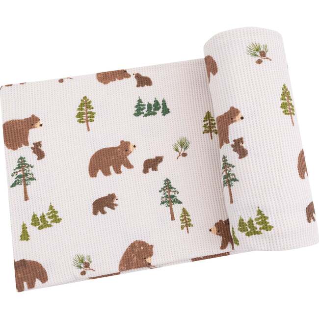 Swaddle Blanket, Sweet Brown Bears