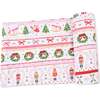 Swaddle Blanket, Sugar Plum Fairy Nutcracker Fair Isle Pink - Swaddles - 1 - thumbnail