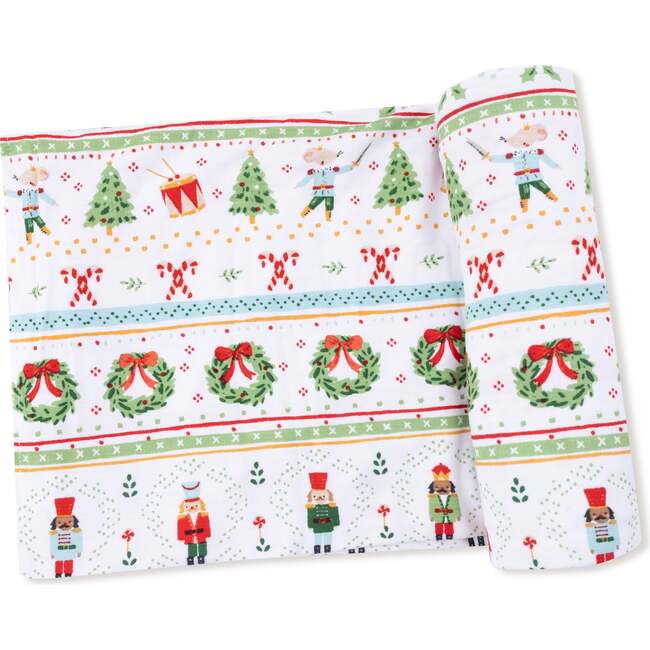 Swaddle Blanket, Nutcracker Fair Isle