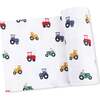 Swaddle Blanket, Mini Tractors - Swaddles - 1 - thumbnail