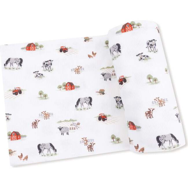 Swaddle Blanket, Little Farm