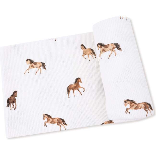 Swaddle Blanket, Mini Horses