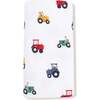 Swaddle Blanket, Mini Tractors - Swaddles - 3