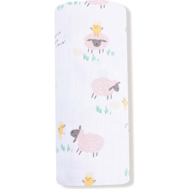 Swaddle Blanket, Just Hatched Pink - Swaddles - 3