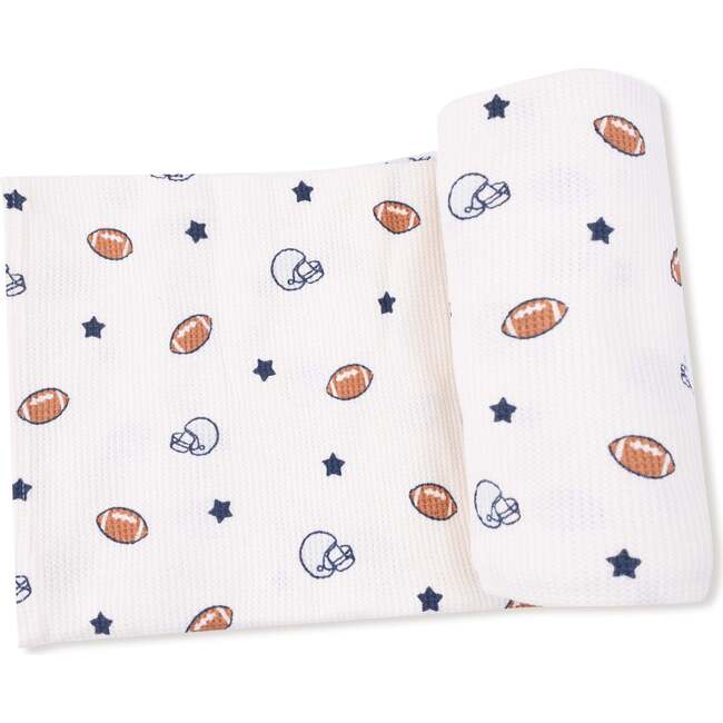 Swaddle Blanket, Footballs and Stars