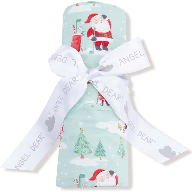 Swaddle Blanket, Golfing Santa and Elves - Swaddles - 2