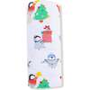 Swaddle Blanket, Holiday Penguins - Swaddles - 3