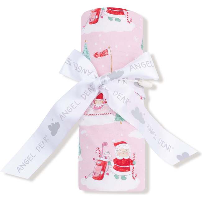 Swaddle Blanket, Golfing Mrs. Clause and Elves - Swaddles - 2