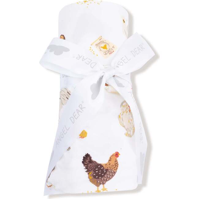 Swaddle Blanket, Collectors Chickens Unisex
