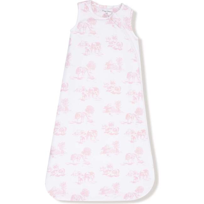 Sleep Bag, Farm Toile Pink