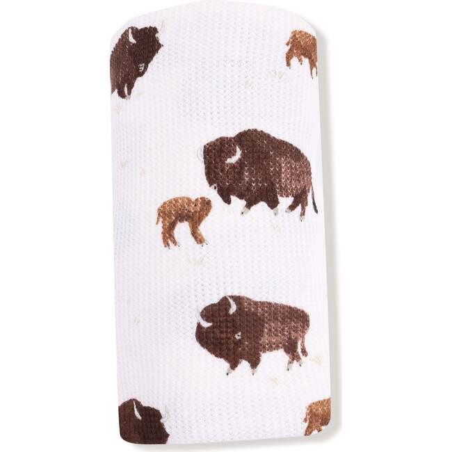 Swaddle Blanket, Bison - Swaddles - 3