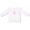 Ruffle Sweatshirt, Hanukkah Pink - Sweatshirts - 1 - thumbnail